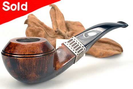 L. Wood Bent Rhodesian Chestnut Estate 9mm Filter